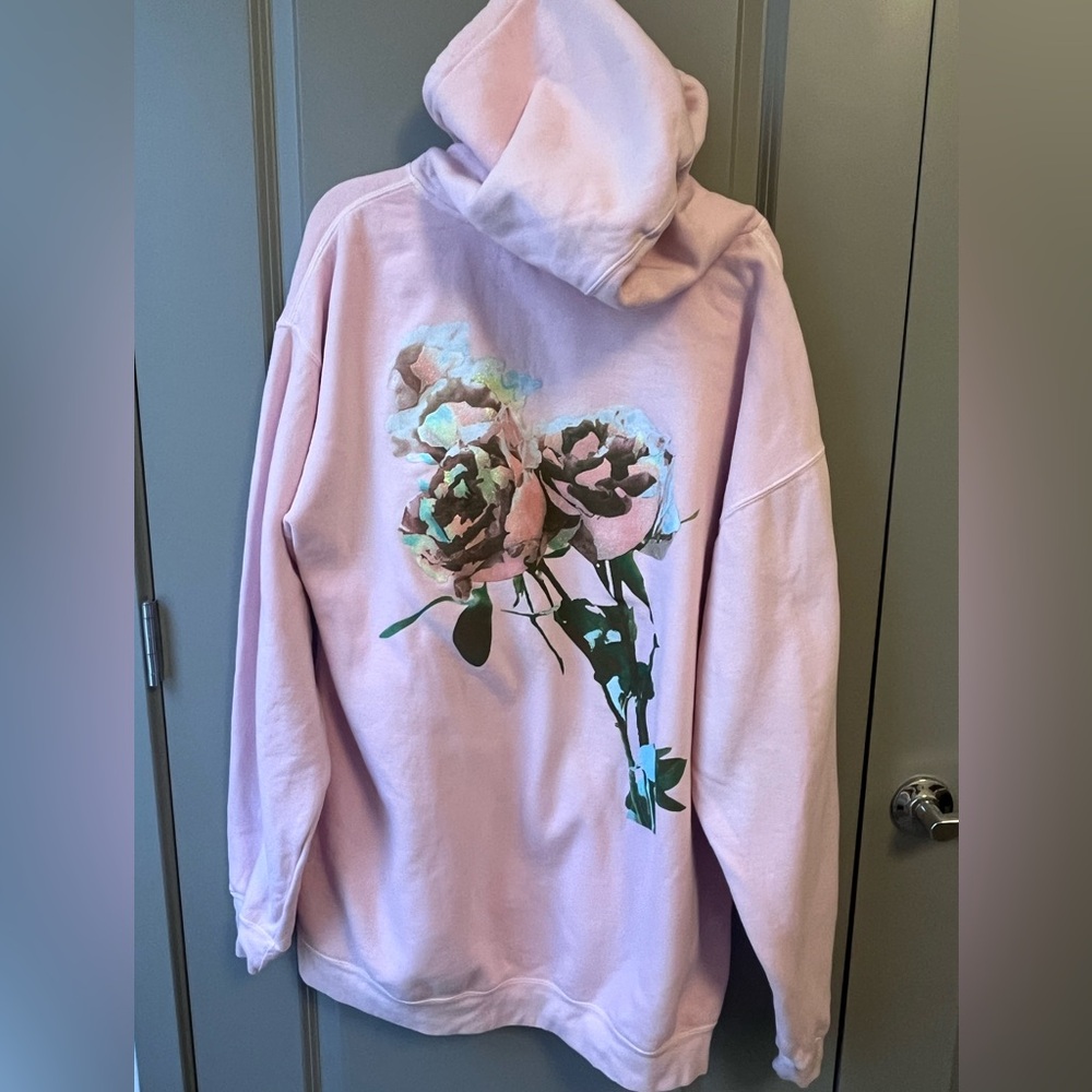 Taylor Swift Pink Floral Graphic Hoodie